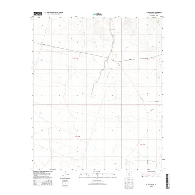 2013 Map of El Paso Draw, 2013 Print