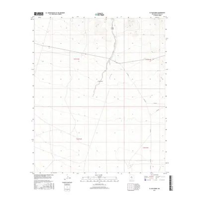 2017 Map of El Paso Draw, 2017 Print