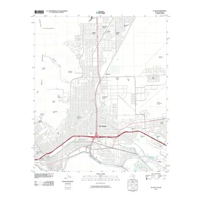 2010 Map of El Paso, 2010 Print