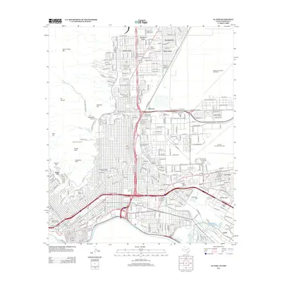 2012 Map of El Paso, 2012 Print