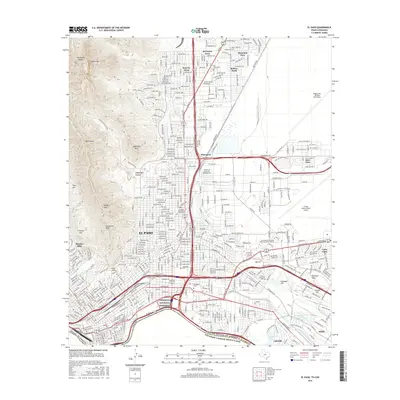 2016 Map of El Paso, 2016 Print