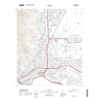 2019 Map of El Paso, 2019 Print