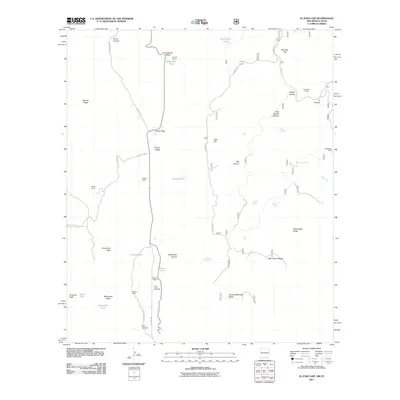 2011 Map of El Paso Gap, 2011 Print