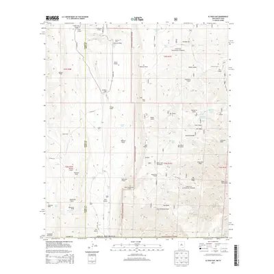 2013 Map of El Paso Gap, 2013 Print