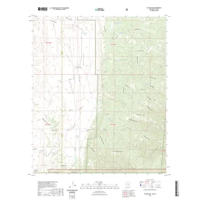 2023 Map of El Paso Gap, 2023 Print