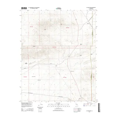 2015 Map of El Paso Peaks, 2015 Print