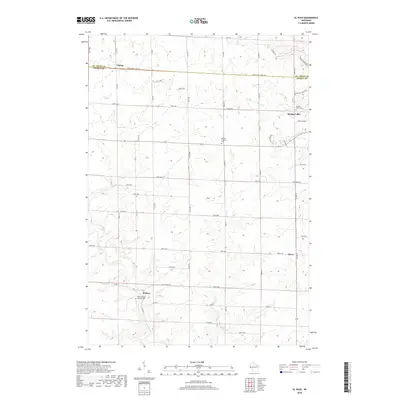 2018 Map of El Paso, 2018 Print