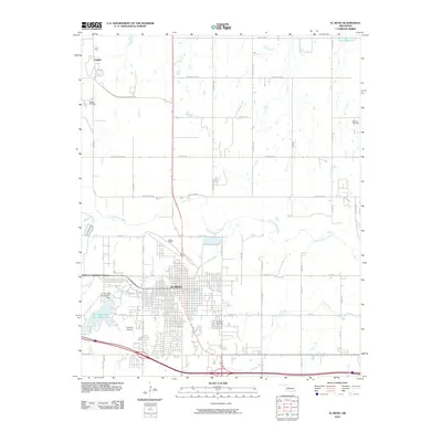 2010 Map of El Reno, 2010 Print