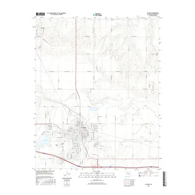 2016 Map of El Reno, 2016 Print