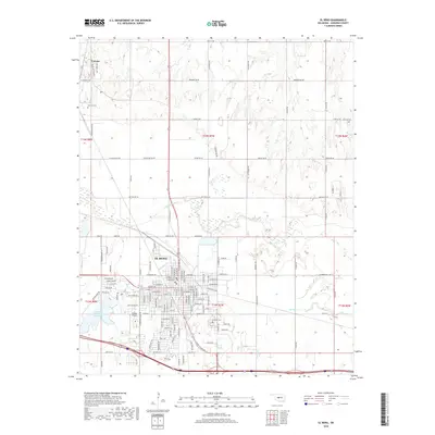 2018 Map of El Reno, 2018 Print