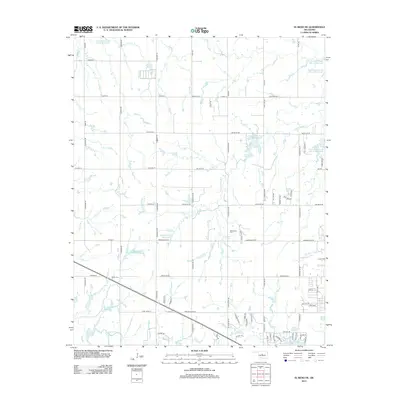2013 Map of El Reno NE, 2013 Print