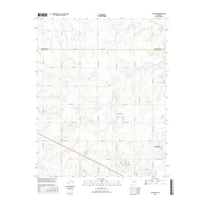 2016 Map of El Reno NE, 2016 Print