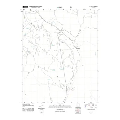 2011 Map of El Rito, 2011 Print