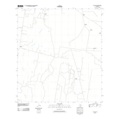 2010 Map of El Sauz, 2010 Print