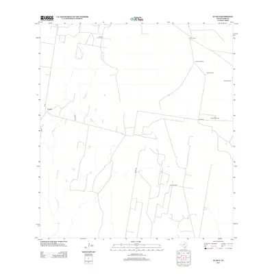 2012 Map of El Sauz, 2012 Print