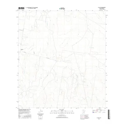 2016 Map of El Sauz, 2016 Print