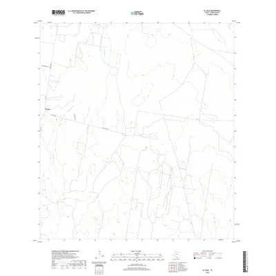 2019 Map of El Sauz, 2019 Print