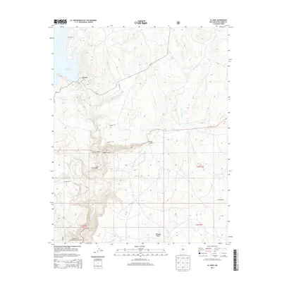 2013 Map of El Vado, 2013 Print