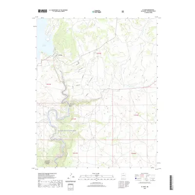 2020 Map of El Vado, 2020 Print