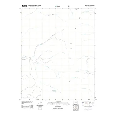 2011 Map of El Valle Creek, 2011 Print