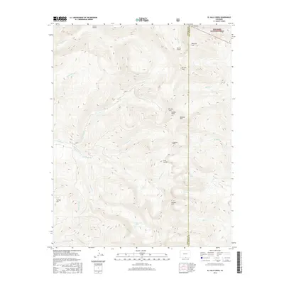 2016 Map of El Valle Creek, 2016 Print