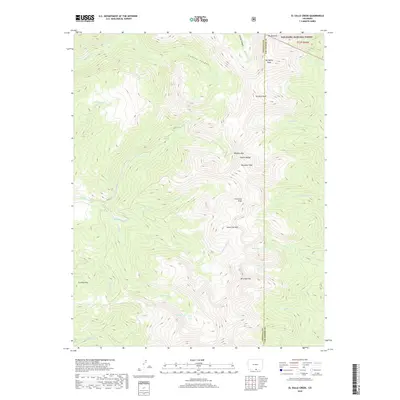 2019 Map of El Valle Creek, 2019 Print