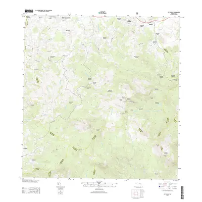 2013 Map of El Yunque, 2013 Print