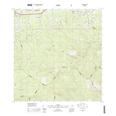 2018 Map of El Yunque, 2018 Print