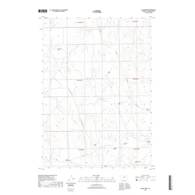 2017 Map of Elaine Draw, 2017 Print
