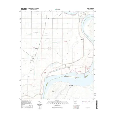 2014 Map of Elaine, 2014 Print