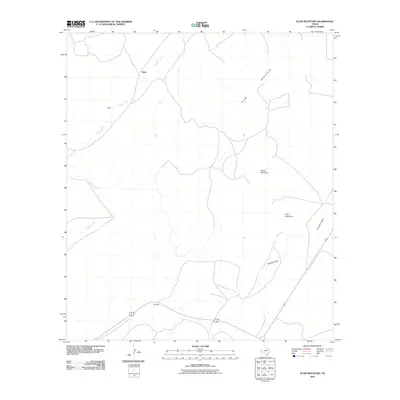 2010 Map of Elam Mountain, 2010 Print