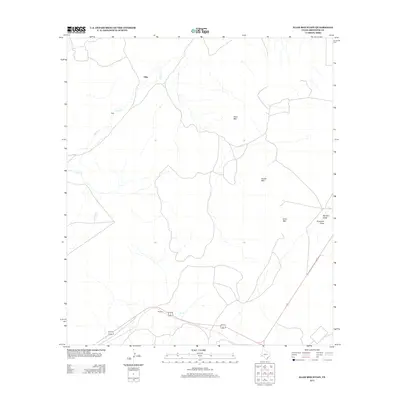 2012 Map of Elam Mountain, 2012 Print