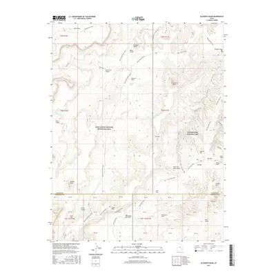 2017 Map of Elaterite Basin, 2017 Print