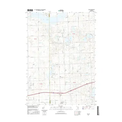 2017 Map of Elba, 2017 Print