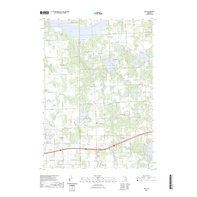 2023 Map of Elba, 2023 Print