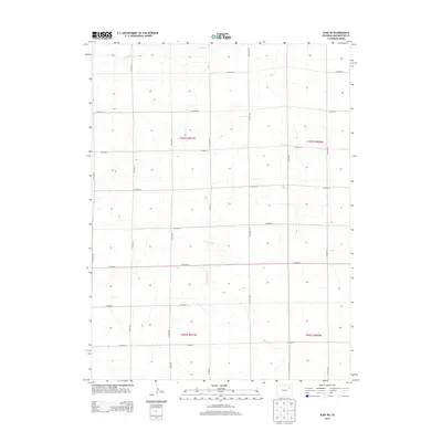 2013 Map of Elba NE, 2013 Print