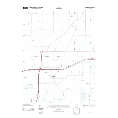 2013 Map of Elberfeld, 2013 Print