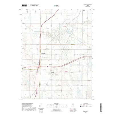 2019 Map of Elberfeld, 2019 Print