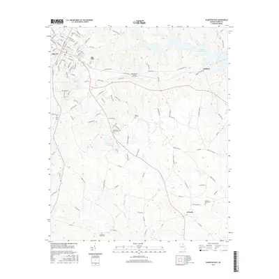 2017 Map of Elberton East, 2017 Print