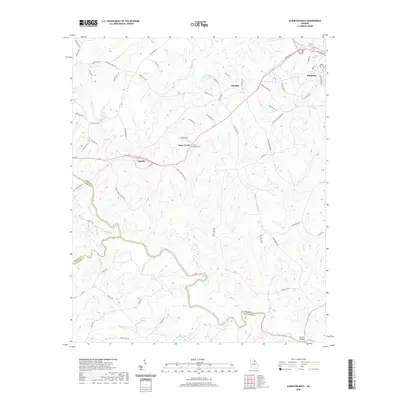 2020 Map of Elberton West, 2020 Print