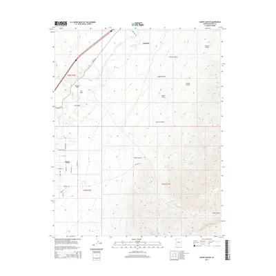 2014 Map of Elbow Canyon, 2014 Print
