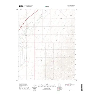 2018 Map of Elbow Canyon, 2018 Print
