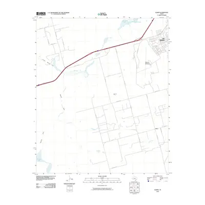 2010 Map of Elbow, 2010 Print
