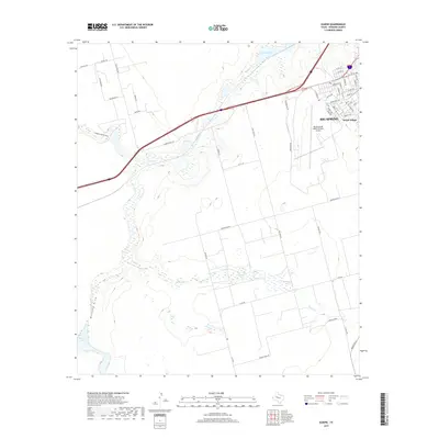 2019 Map of Elbow, 2019 Print