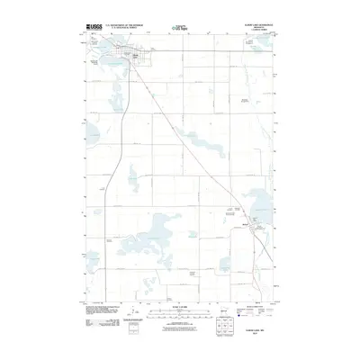 2010 Map of Elbow Lake, 2010 Print