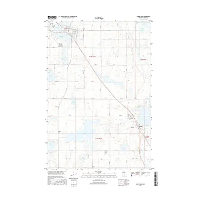 2016 Map of Elbow Lake, 2016 Print