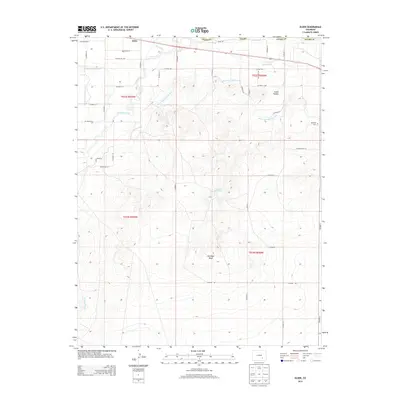 2013 Map of Elder, 2013 Print
