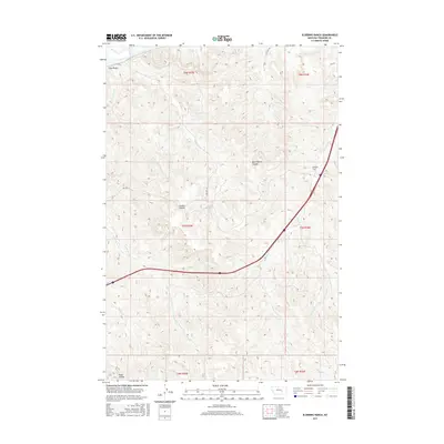 2017 Map of Eldering Ranch, 2017 Print