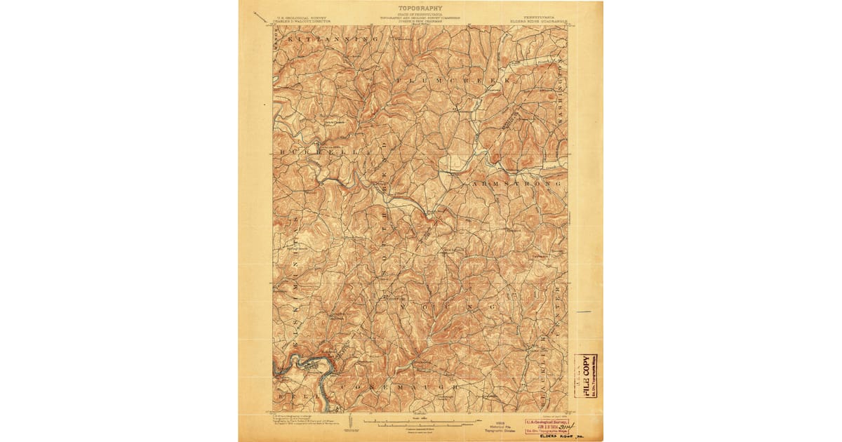 1904 Map of Elders Ridge, Armstrong County, PA — High-Res | Pastmaps