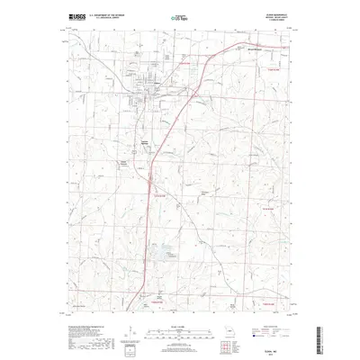 2017 Map of Eldon, 2017 Print